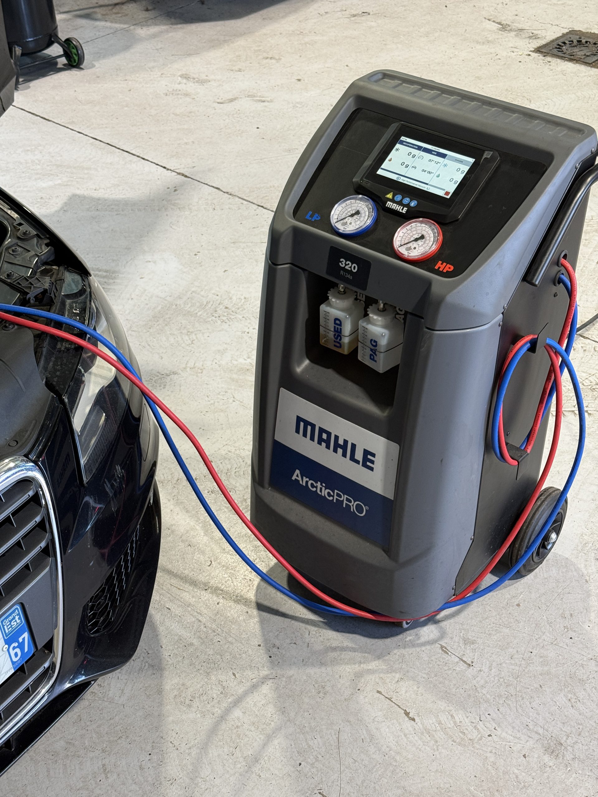 Rechargement de climatisation auto dans votre Atelier APA à Erstein proche de Obernai